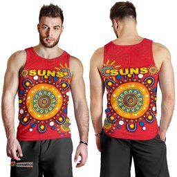 Gold Coast Men Tank Top Suns Indigenous
