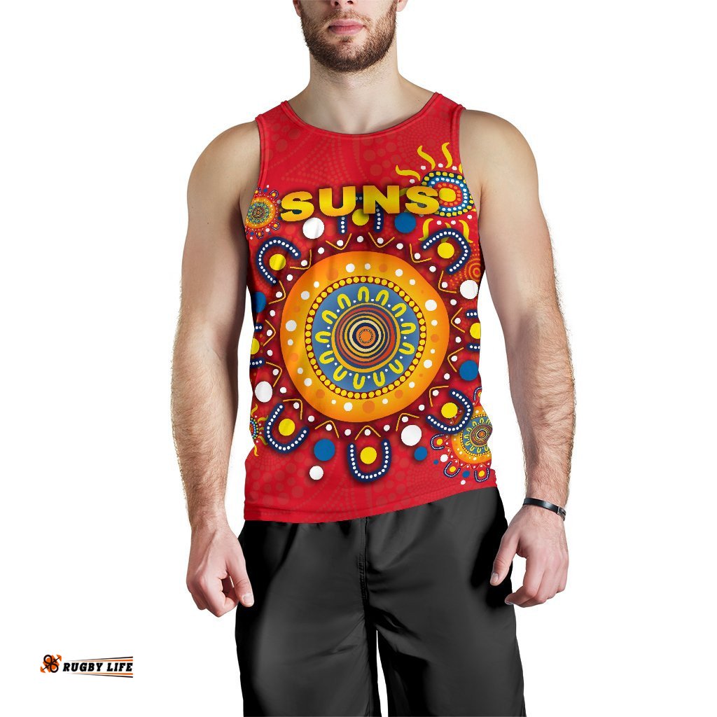 Gold Coast Men Tank Top Suns Indigenous