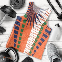 Personalised India Men Tank Top Raising Sun Indian Pattern Mandala Murals