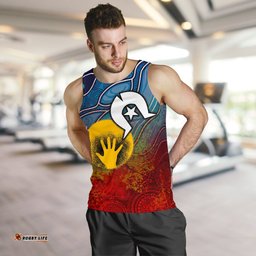 Aboriginal Men's Tank Top - Aboriginal and Torres Strait Islanders Flag