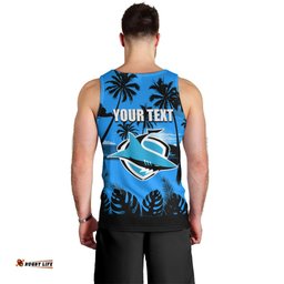 NRL Sharks Men Tank Top Summer Vibe Style