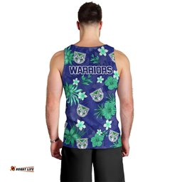 Warriors Rugby Men Tank Top Beautiful Floral Pattern Spring Summer Vibe