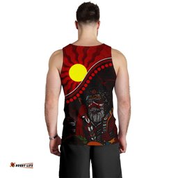 Custom Aboriginal Men's Tank Top - Indigenous People And Sun
