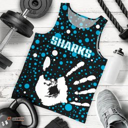 Sharks Indigenous Men's Tank Top Minimalism Version