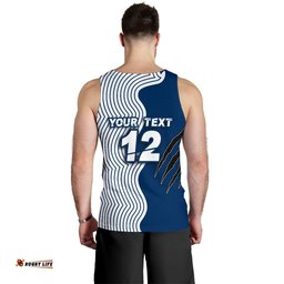 (Custom Personalised) Geelong Men's Tank Top Cats Indigenous