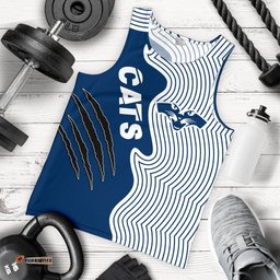 (Custom Personalised) Geelong Men's Tank Top Cats Indigenous