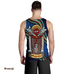 Wandjina Men's Tank Top - Australian Aboriginal Mythology - My Australia