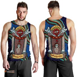 Wandjina Men's Tank Top - Australian Aboriginal Mythology - My Australia