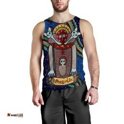 Wandjina Men's Tank Top - Australian Aboriginal Mythology - My Australia
