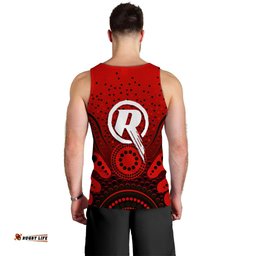Melbourne Renegades Men Tank Top - Aboriginal Style Of Dot -