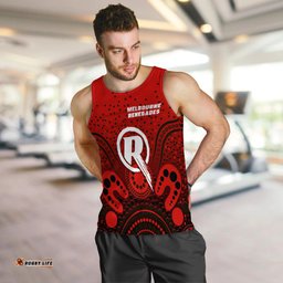 Melbourne Renegades Men Tank Top - Aboriginal Style Of Dot -