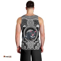 Personalised Australian Astrology Men Tank Top Aboriginal Tasmania Devil Zodiac Sign