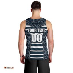 AFL - Blues Men Tank Top Mix Dot Aboriginal