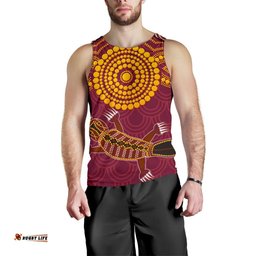 Aboriginal Men's Tank Top - Aboriginal Platypus