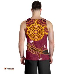 Aboriginal Men's Tank Top - Aboriginal Platypus