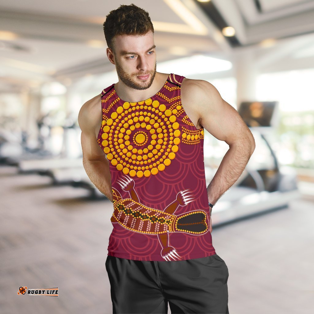Aboriginal Men's Tank Top - Aboriginal Platypus