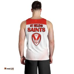 Saints Rugby Champions Men Tank Top St Helens World Club Challenge