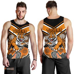Wests Men's Tank Top Tigers Indigenous