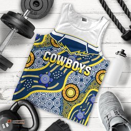 Cowboys Men Tank Top North Queensland Indigenous