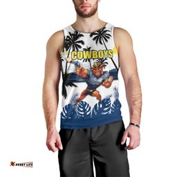 NRL Cowboys Men Tank Top Summer Vibe Style