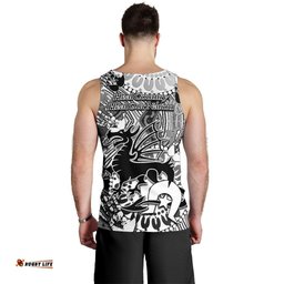 Naidoc St. George Illawarra Dragons Men's Tank Top Naidoc Patterns White Style