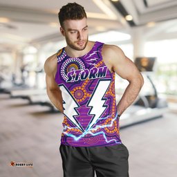 Storm Men's Tank Top Melbourne Indigenous Thunder