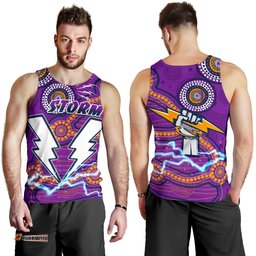 Storm Men's Tank Top Melbourne Indigenous Thunder