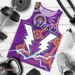 Storm Men's Tank Top Melbourne Indigenous Thunder