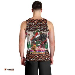 Penrith Panthers Christmas Men Tank Top Rugby Australia Mascot