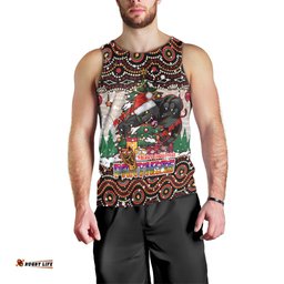 Penrith Panthers Christmas Men Tank Top Rugby Australia Mascot