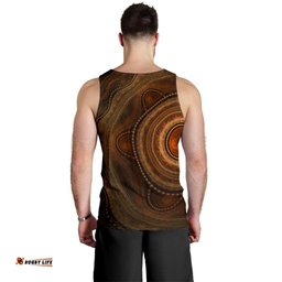 Men Tank Top - Aboriginal Dot Painting Mens Tank Ver09