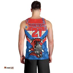 Custom NRL Knight Men Tank Top Proud Newcastle Aboriginal Vibe