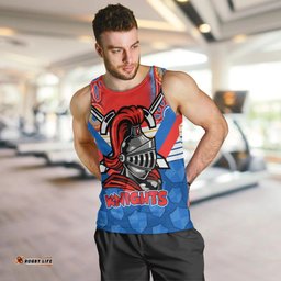Custom NRL Knight Men Tank Top Proud Newcastle Aboriginal Vibe