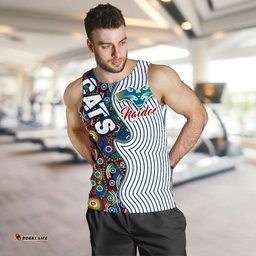 (Custom Personalised) Geelong Naidoc Week Men's Tank Top Cats Indigenous Version Special