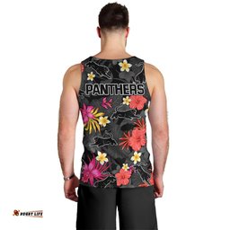 Panthers Rugby Men Tank Top Beautiful Floral Pattern Spring Summer Vibe