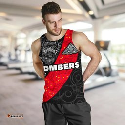(Custom Personalised) Bombers Naidoc Week Men's Tank Top Essendon Ingenious Spesial Version - Custom Text and Number