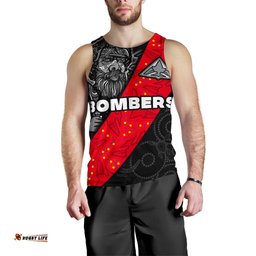 (Custom Personalised) Bombers Naidoc Week Men's Tank Top Essendon Ingenious Spesial Version - Custom Text and Number