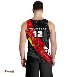 (Custom Personalised) Bombers Naidoc Week Men's Tank Top Essendon Ingenious Spesial Version - Custom Text and Number
