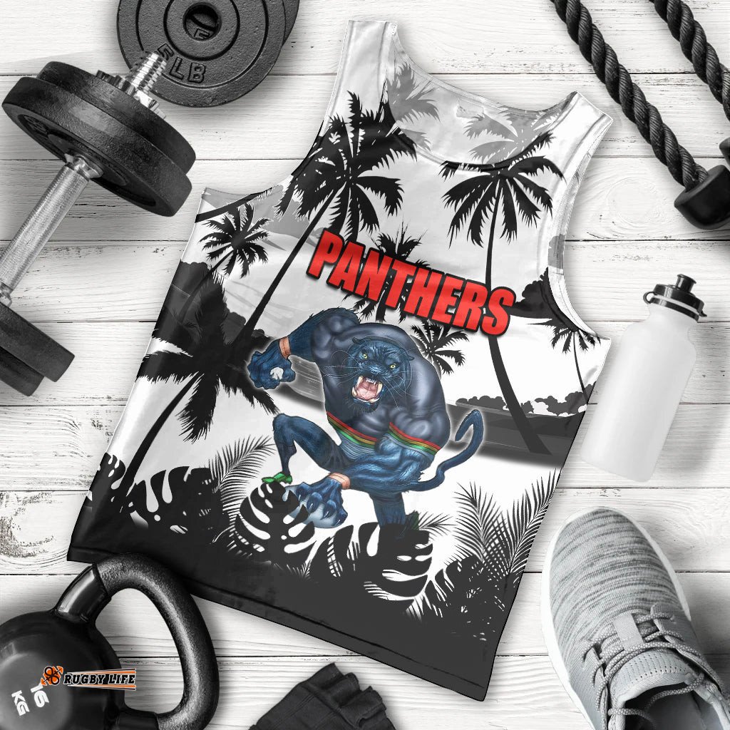 NRL Panthers Men Tank Top Summer Vibe Style