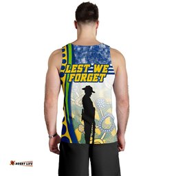 Eels Rugby Men's Tank Top Indigenous Anzac Day