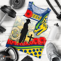 Eels Rugby Men's Tank Top Indigenous Anzac Day