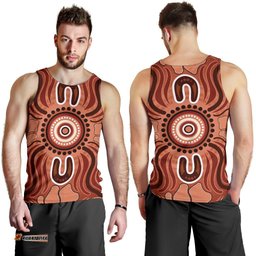 Aboriginal Men's Tank Top - Indigenous Art Patterns Ver02