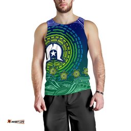 Torres Strait Islanders Men's Tank Top - Aboriginal Turtle