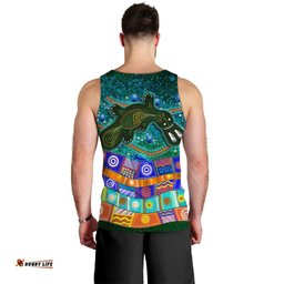 Aboriginal Platypus Painting Men Tank Top -