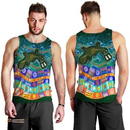 Aboriginal Platypus Painting Men Tank Top -