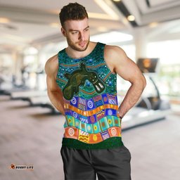 Aboriginal Platypus Painting Men Tank Top -