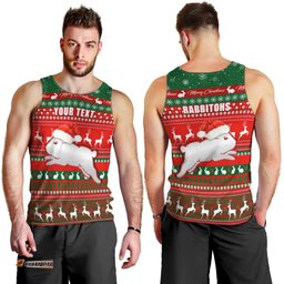 (Custom Personalised) Rabbitohs Christmas Men Tank Top South Sydney Indigenous