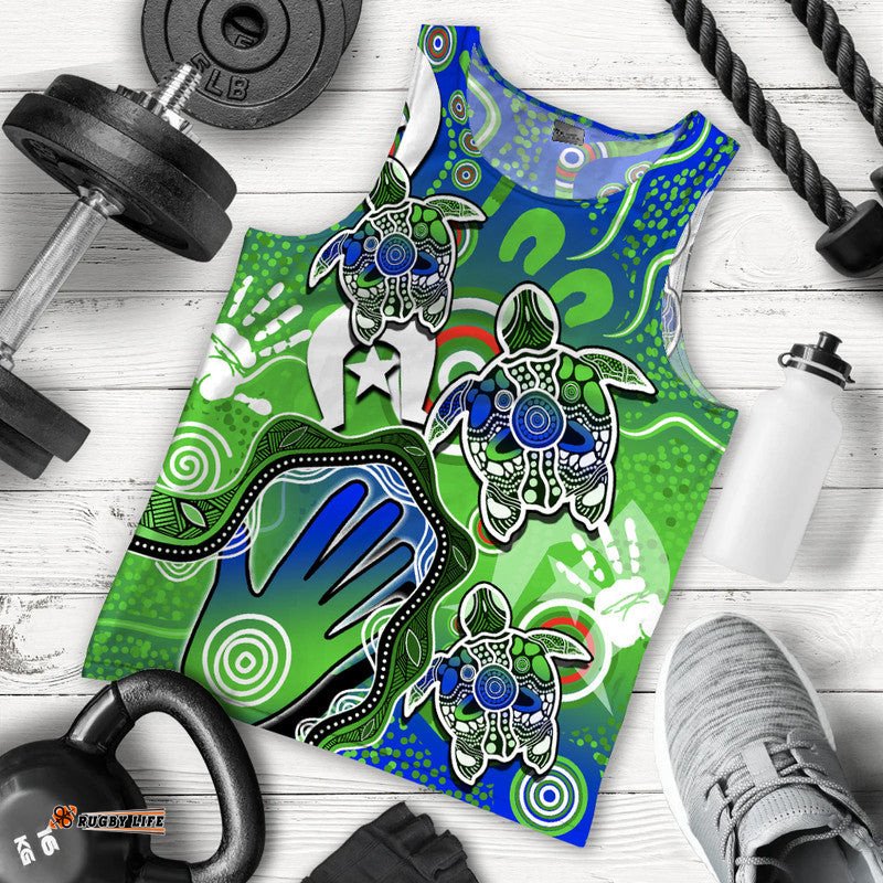 Aboriginal NAIDOC Turtle Men Tank Top Torres Strait Islander