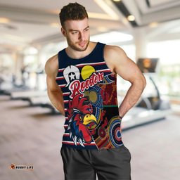 (Custom Personalised) Australia Roosters NAIDOC Week Men's Tank Top Sport Style