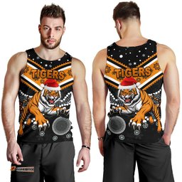 Wests Christmas Men's Tank Top Tigers Indigenous